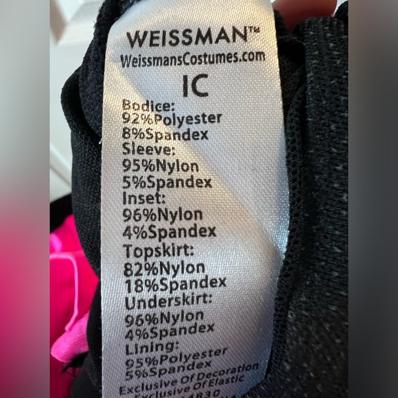 Weissman Dance Costume Intermediate Child IC - Picture 4 of 5